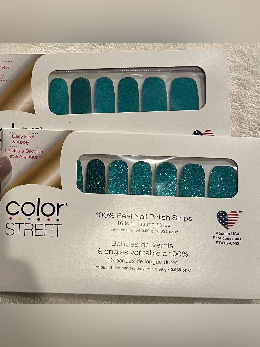 Teal Color Street duo